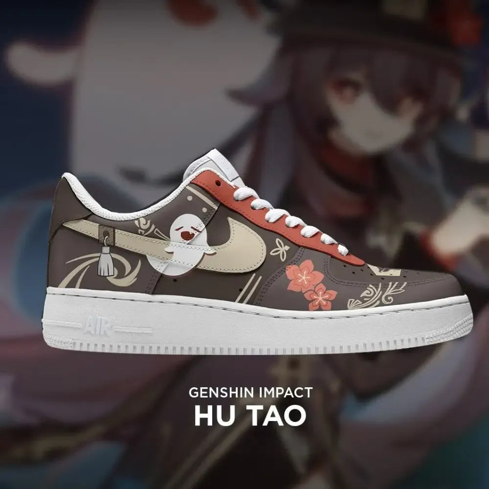 Hu Tao Genshin Impact Low Top Shoes