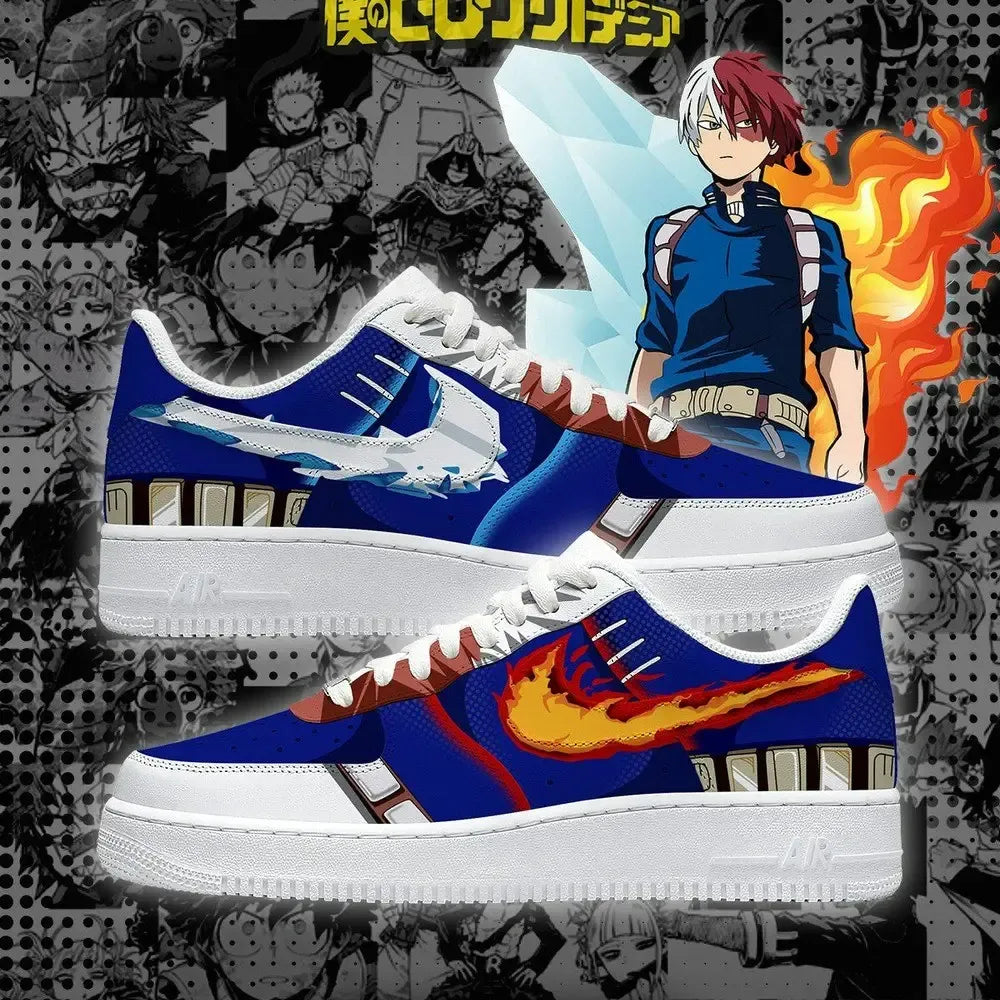 Todoroki V.2 My Hero Academia New Low Top Shoes