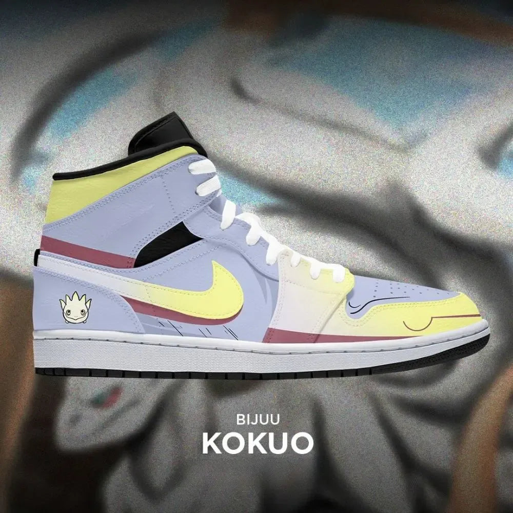 Kokuo Naruto Tail Beast High Top Shoes
