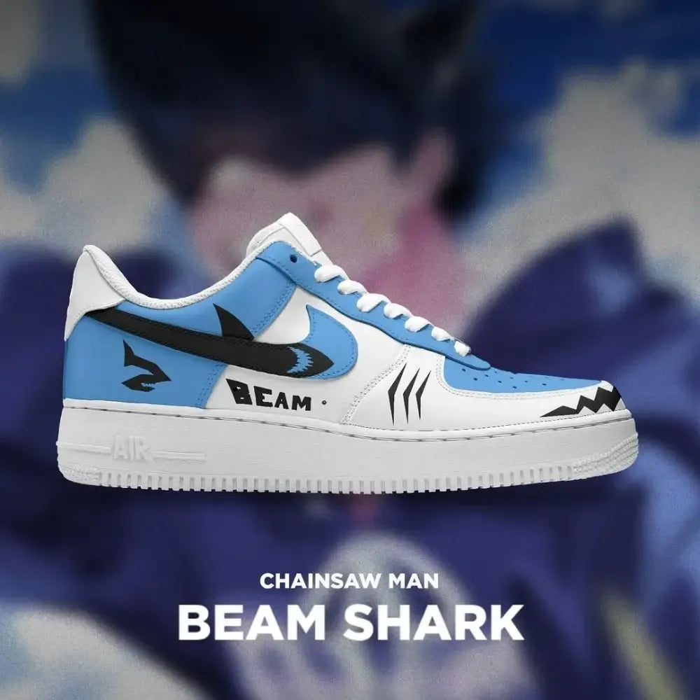 Beam Shark Chainsaw Man Special Low Top Shoes