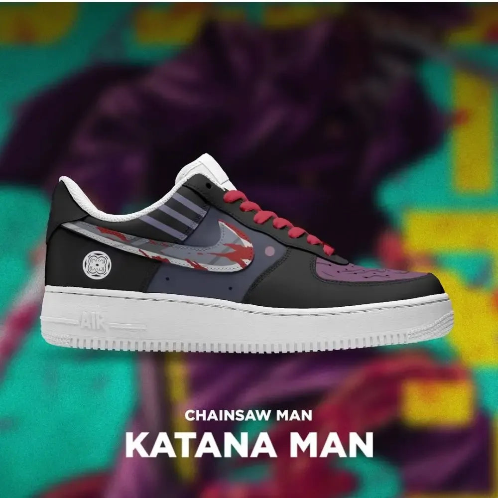 Katana Man Chainsaw Man Special Low Top Shoes