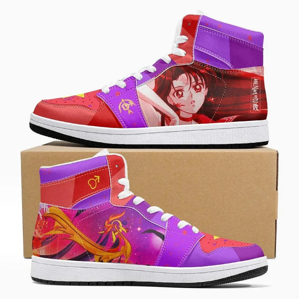 Sailor Mars Sailor Moon Hight Top Shoes