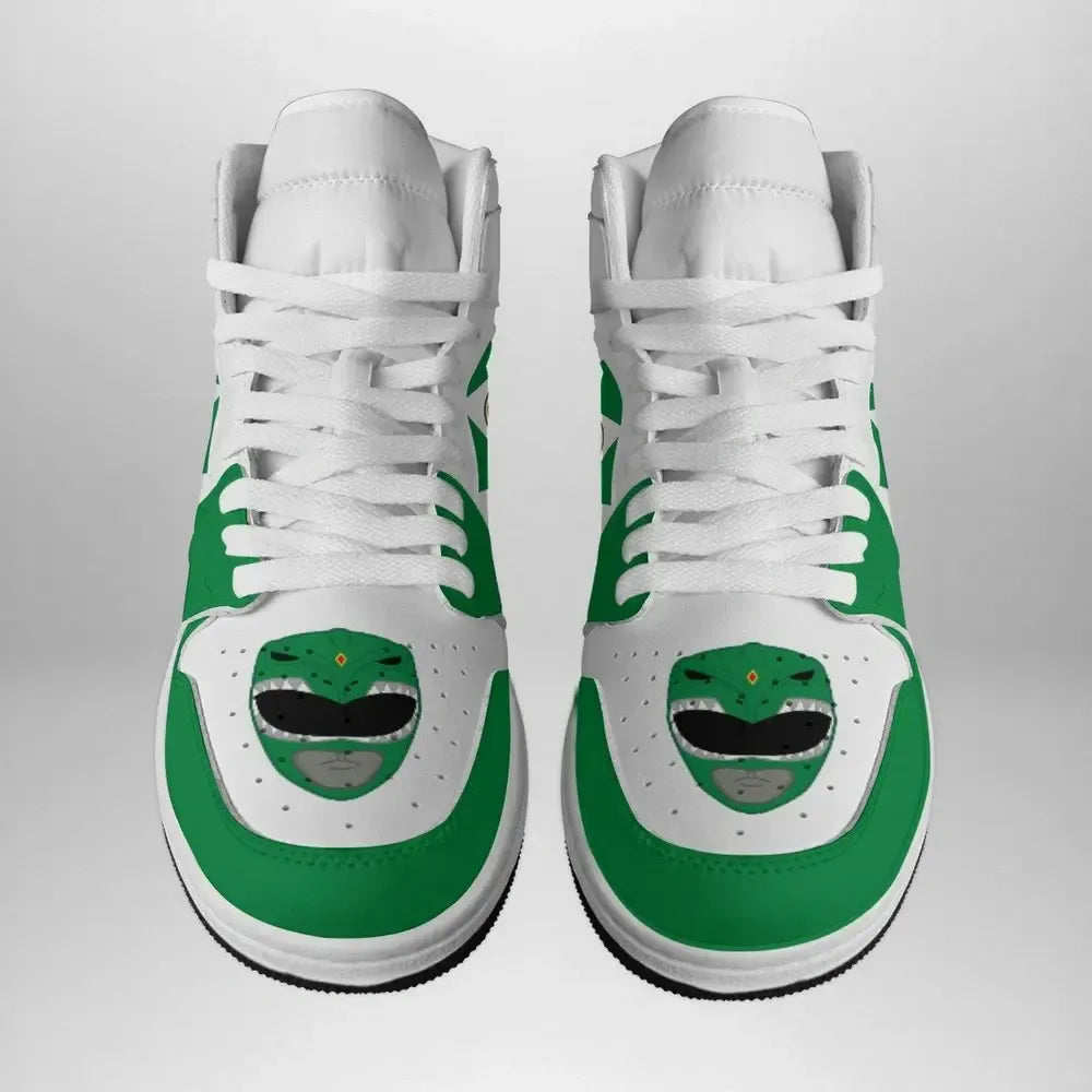 Green Ranger Mighty Morphin V2 Special High Top Shoes