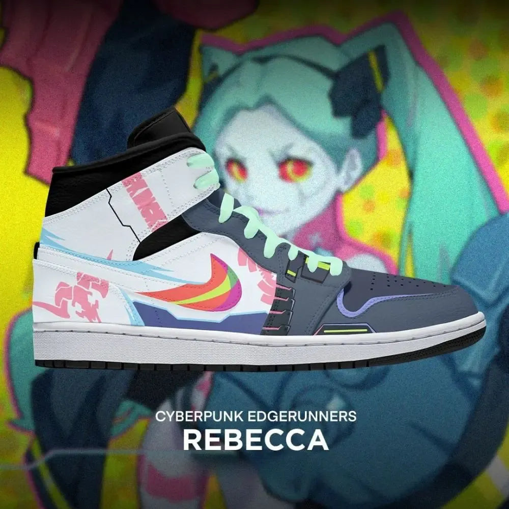 Rebecca Cyberpunk Edgerunners High Top Shoes