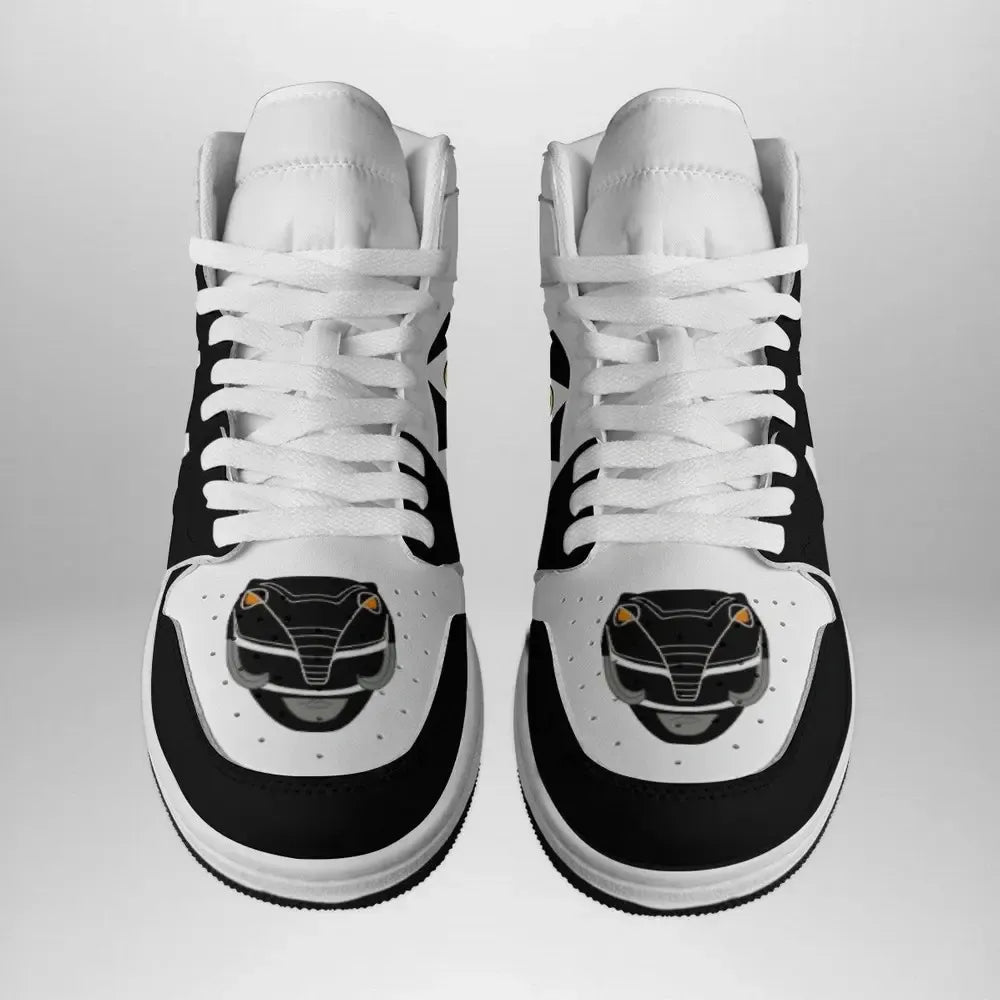 Black Ranger Mighty Morphin V2 Special High Top Shoes
