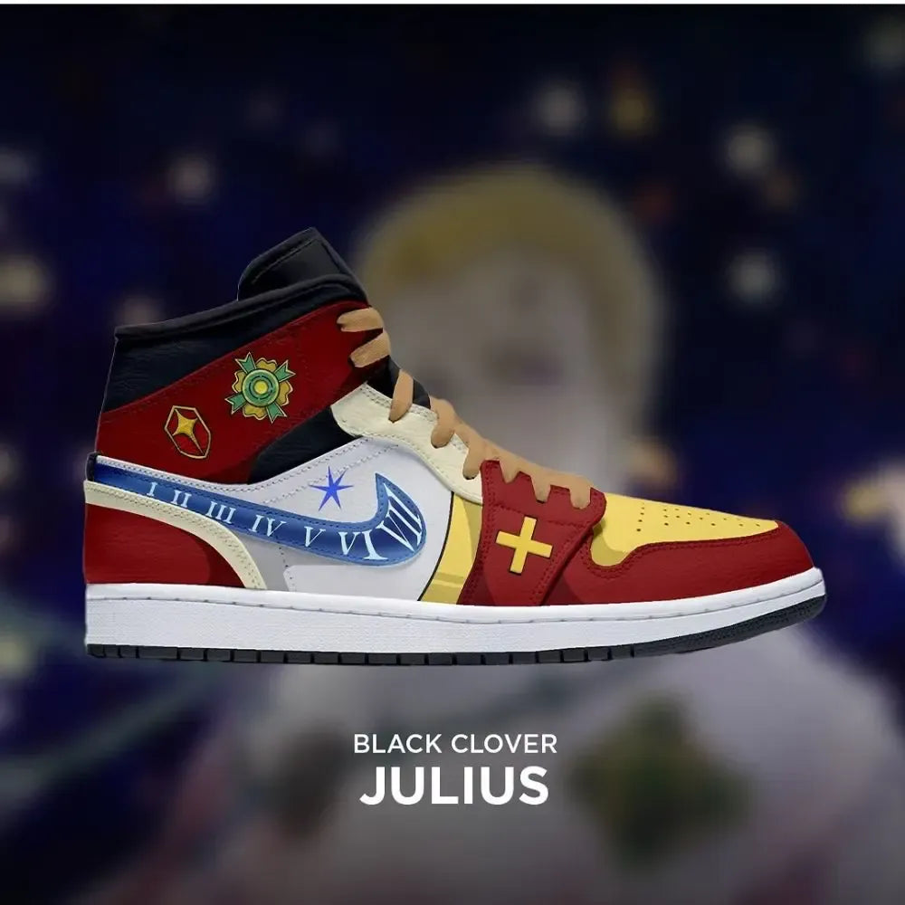 Julius Black Clover High Top Shoes