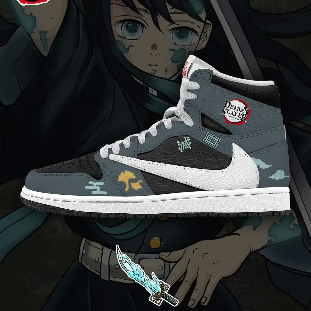 Muichiro Tokito V.2 Demon Slayer Limited Edition High Top Shoes