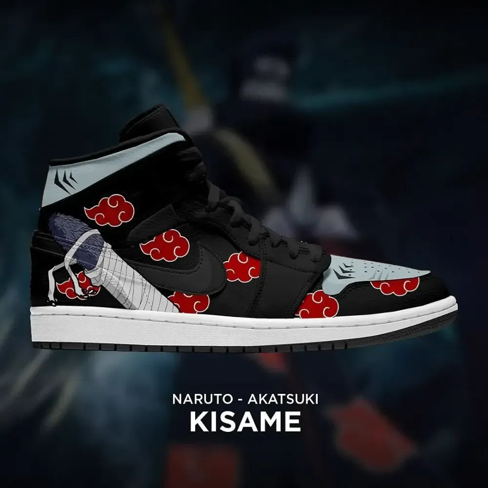 Kisame Naruto Akatsuki High Top Shoes