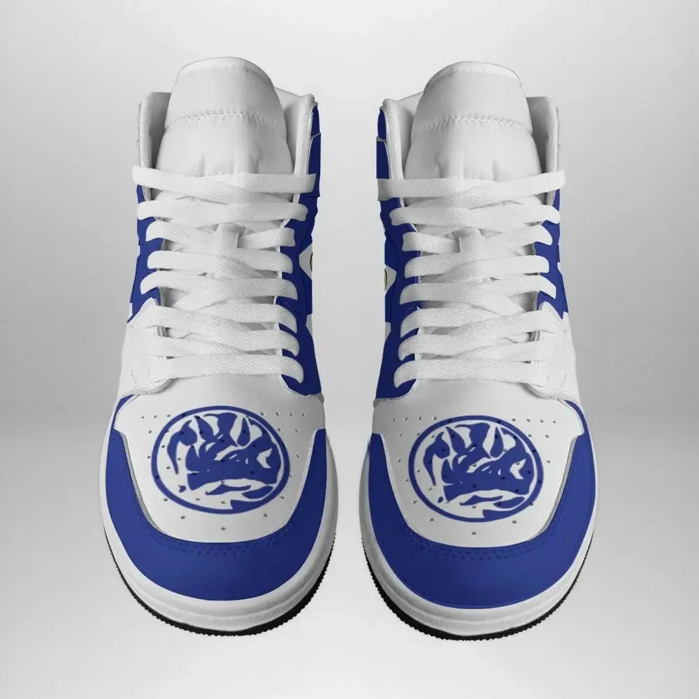 Blue Ranger Mighty Morphin Special High Top Shoes