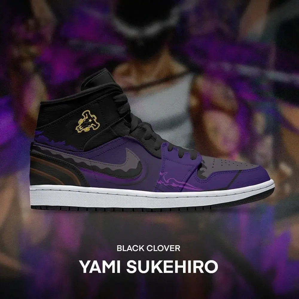 Yami Sukehiro Black Clover High Top Shoes