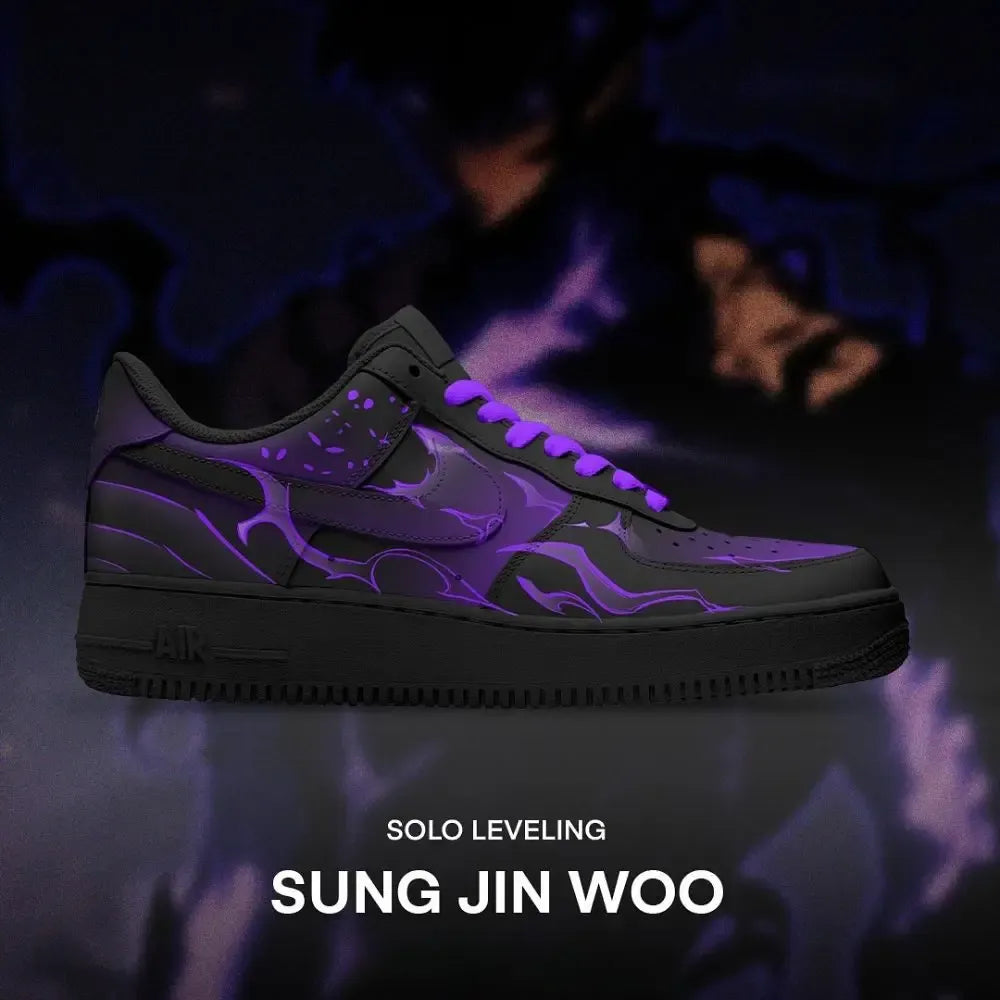 Sung Jin Woo Solo Leveling Limited Low Top Shoes
