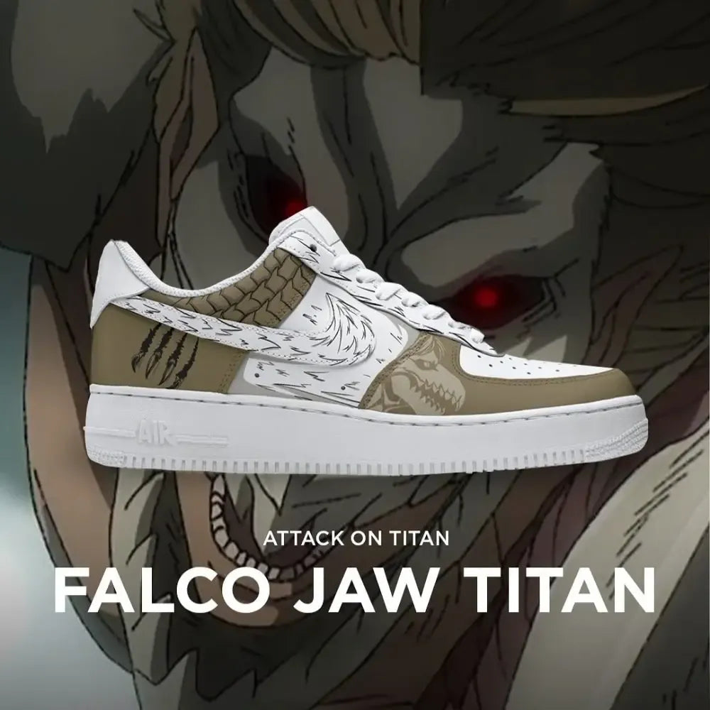 Falco Jaw Titan Attack on Titan Low Top Shoes