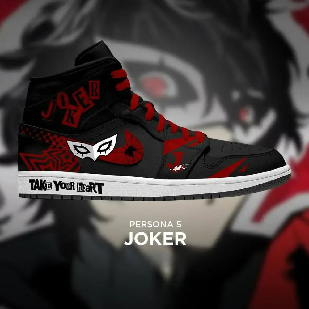 Joker Persona 5 Special High Top Shoes