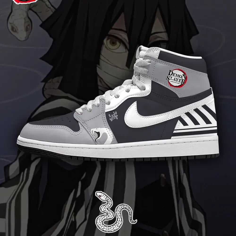 Obanai Iguro V.2 Demon Slayer Limited Edition High Top Shoes