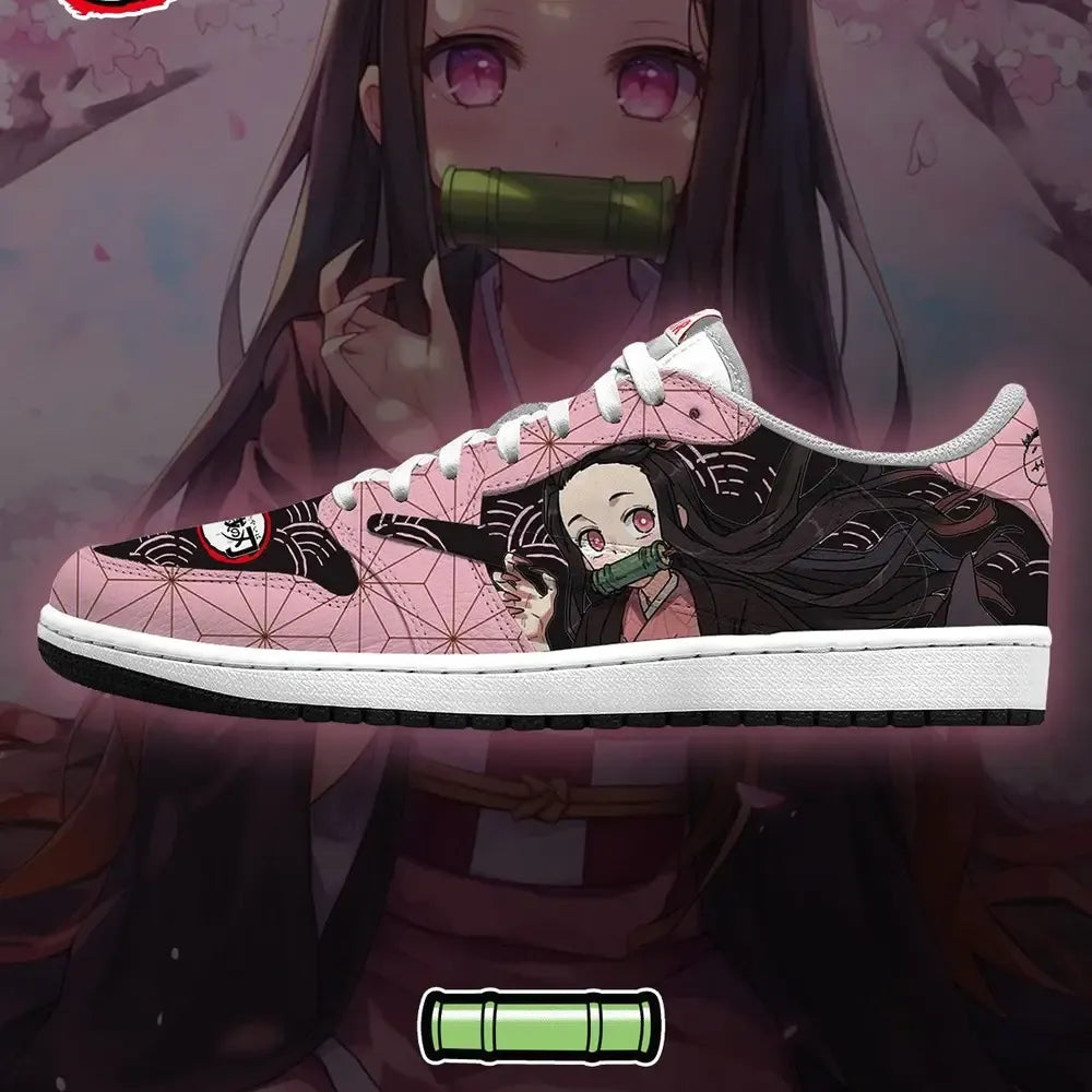 Nezuko Kamado V.4 Demon Slayer Special Design Low Top Shoes