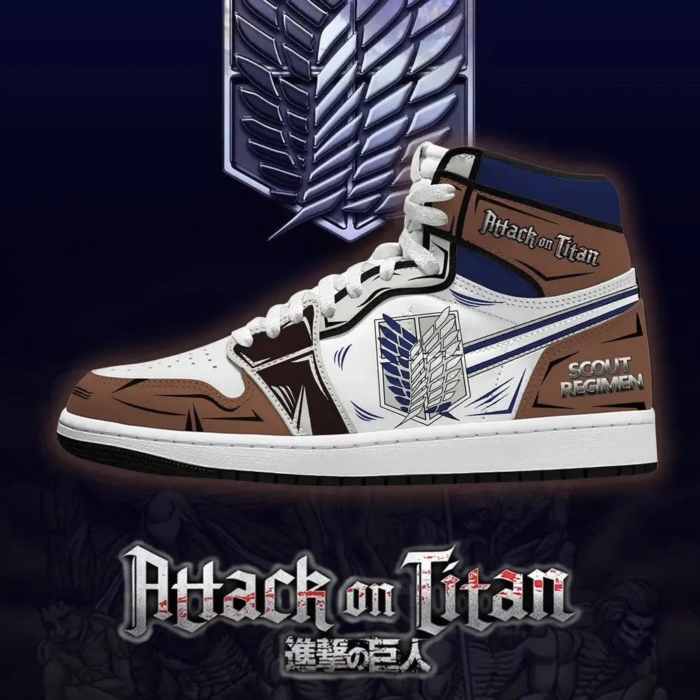 Scout Regiment V.2 Attack on Titian Special Edition Hightop Shoes
