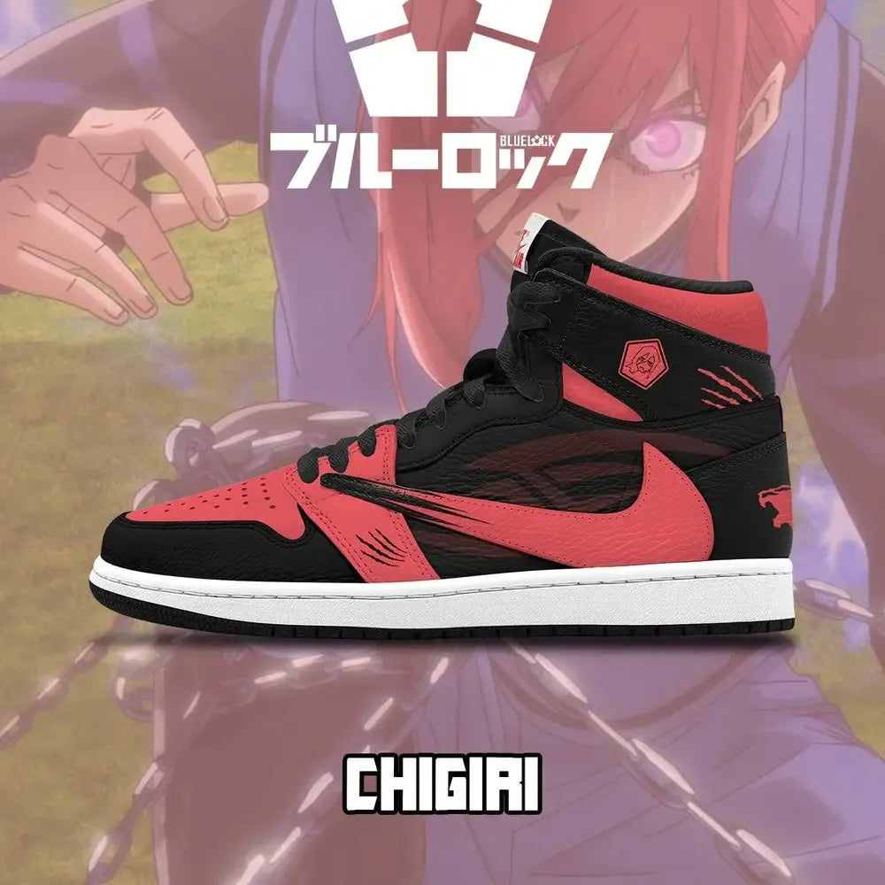 Hyoma Chigiri V.1 Blue Lock High Top Shoes