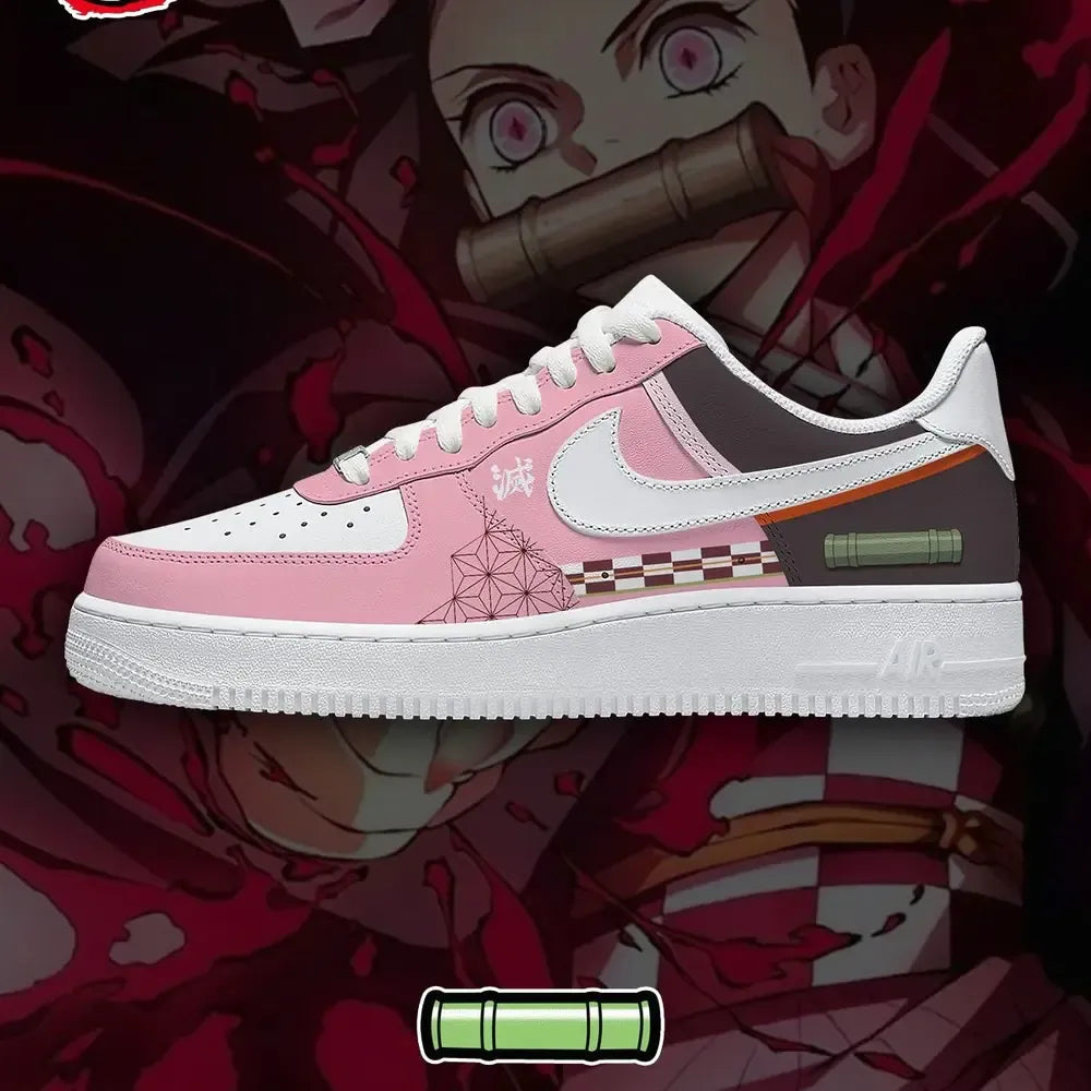 Nezuko Kamado V.2 Demon Slayer Special Design Low Top Shoes