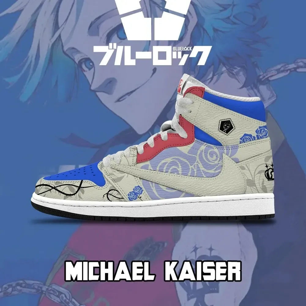 Michael Kaiser V.1 Blue Lock High Top Shoes