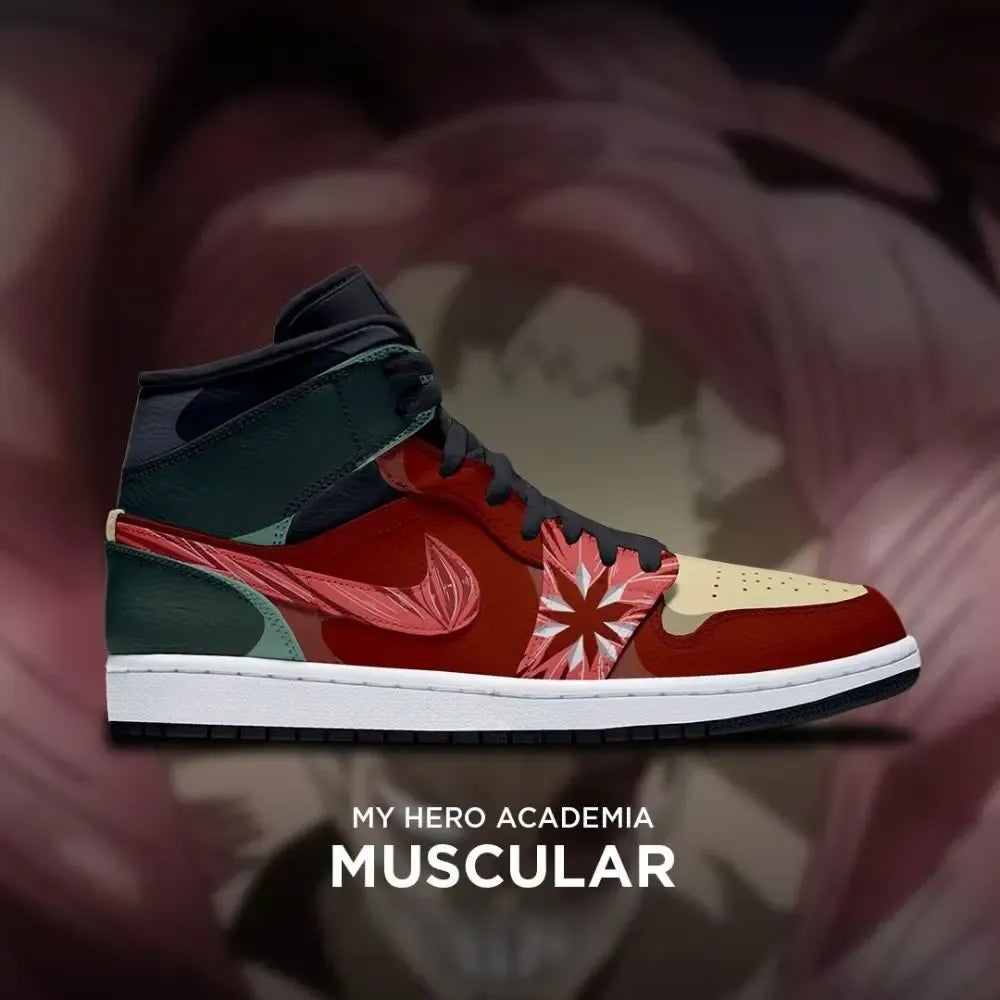 Muscular My Hero Academia Edition High Top Shoes