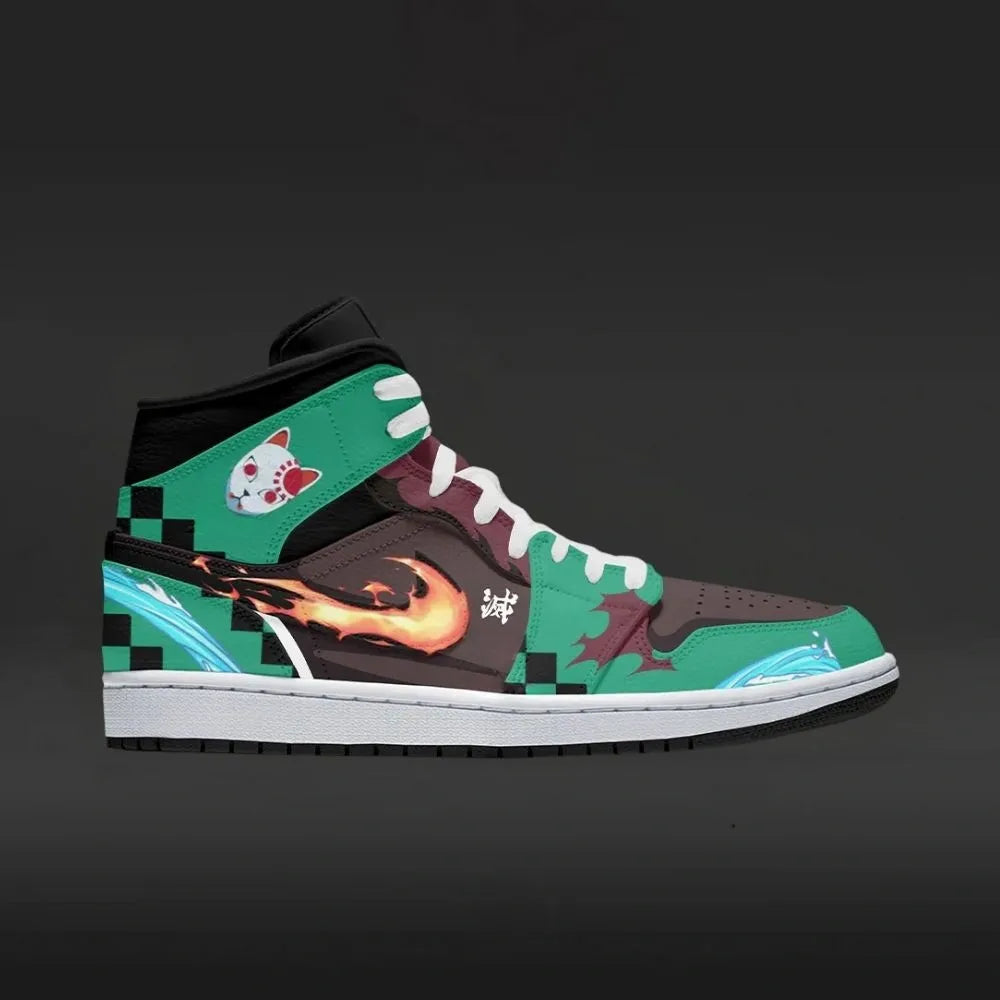 Tanjirou Ver.1 Demon Slayer Custom High Top Shoes