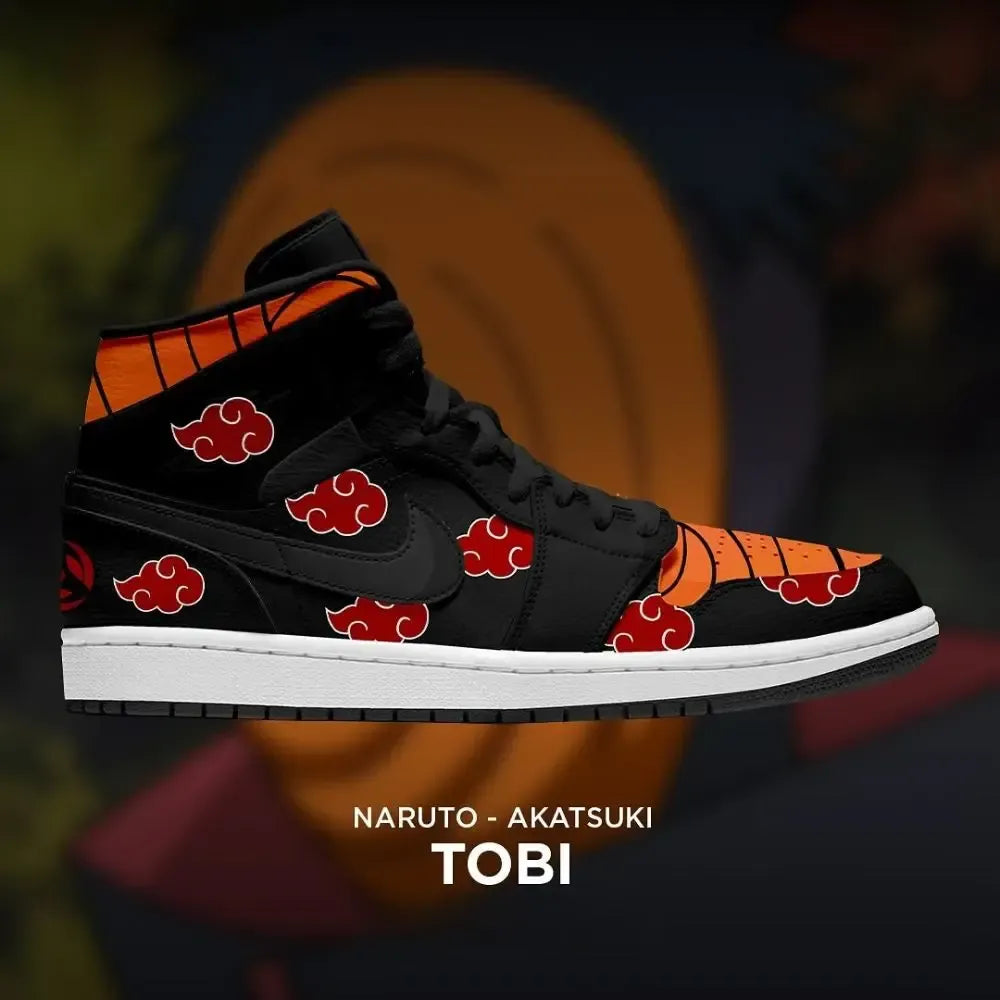 Tobi Naruto Akatsuki High Top Shoes