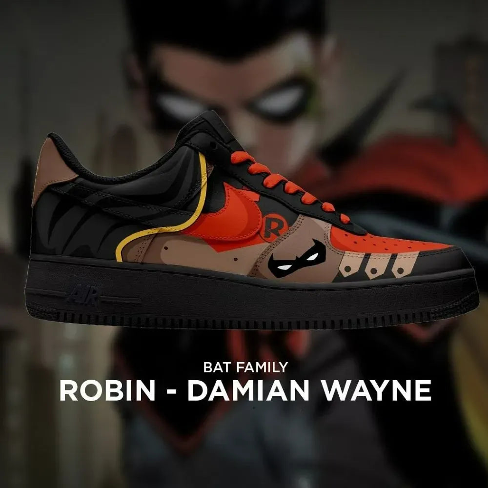 Robin Damian Wayne Batman Low Top Shoes