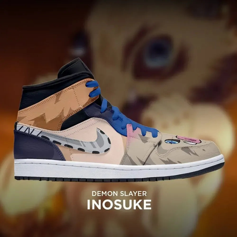 Inosuke Exclusive Demon Slayer High Top Shoes