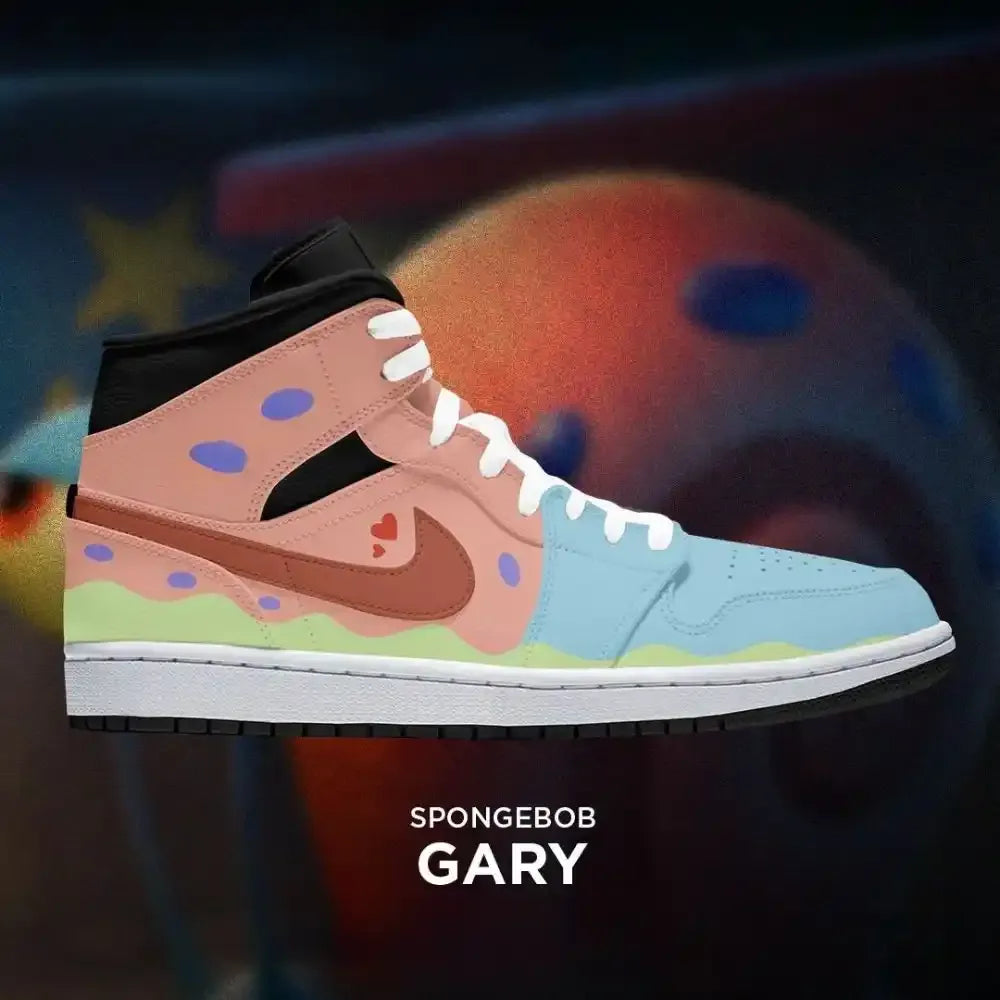 Gary Spongebob Edition High Top Shoes