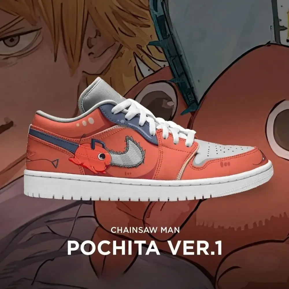 Pochita Chaisaw Man Edition Low Top Shoes