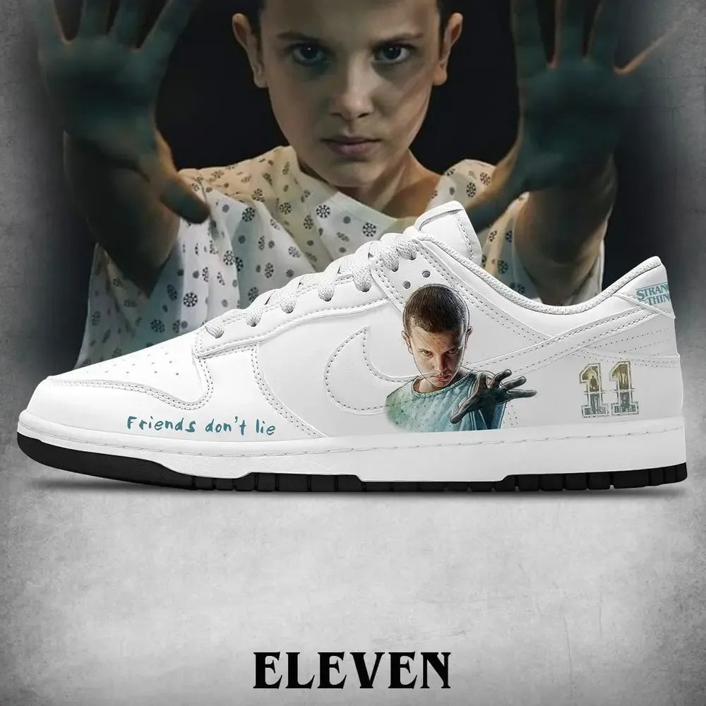 Eleven V.3 Stranger Things Custom Low Top Shoes