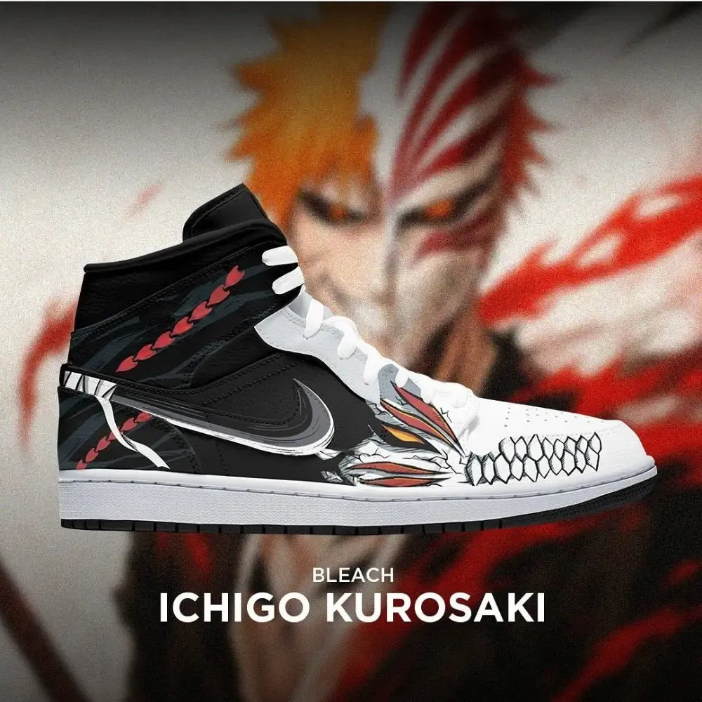 Ichigo Kurosaki Bleach High Top Shoes