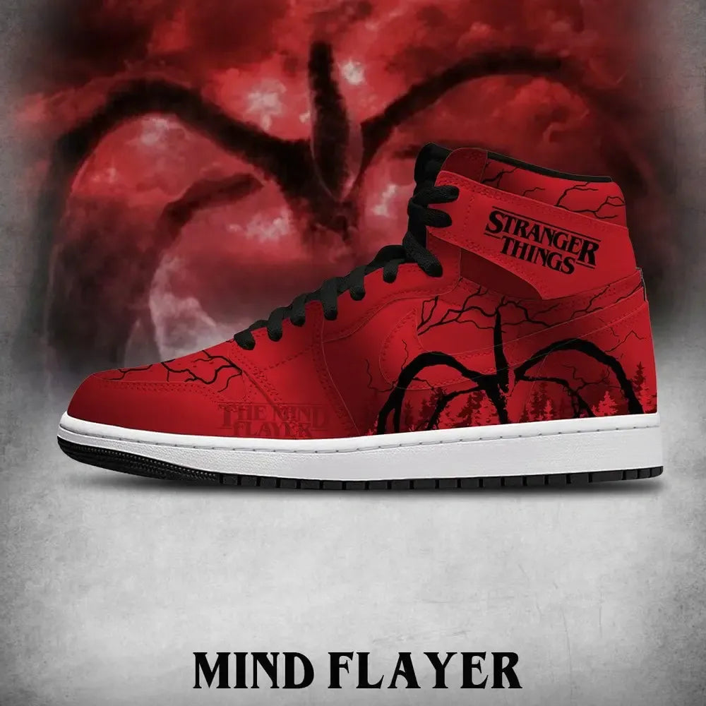 Mind Flayer V.1 Stranger Things Custom High Top Shoes