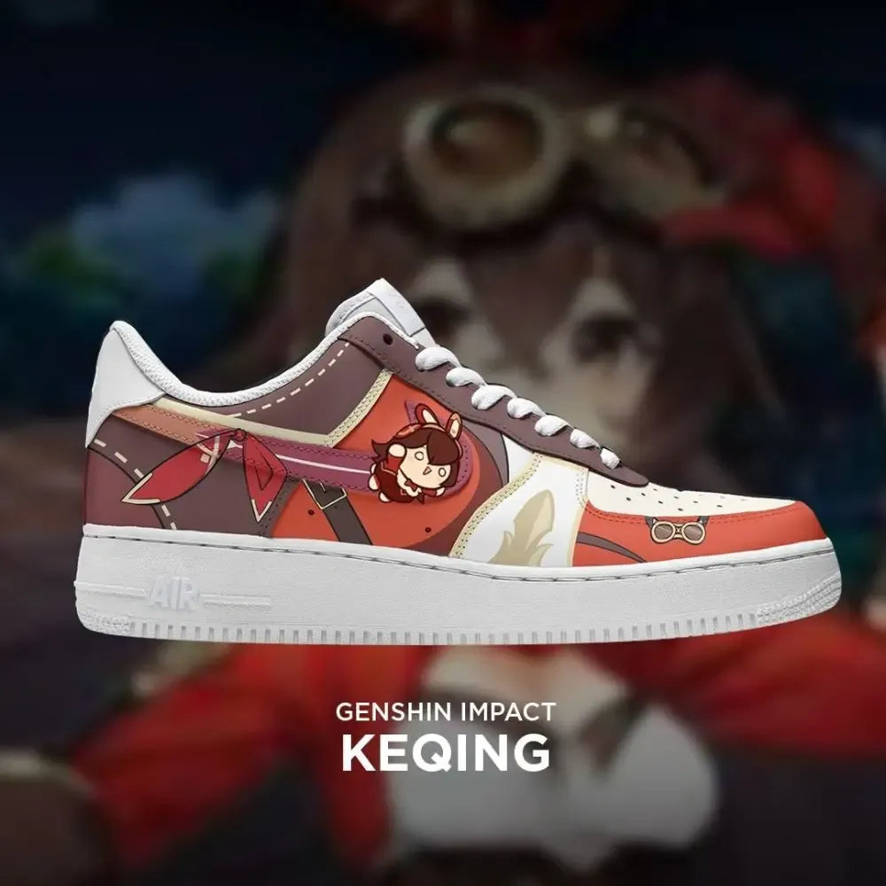 Keqing Genshin Impact Low Top Shoes