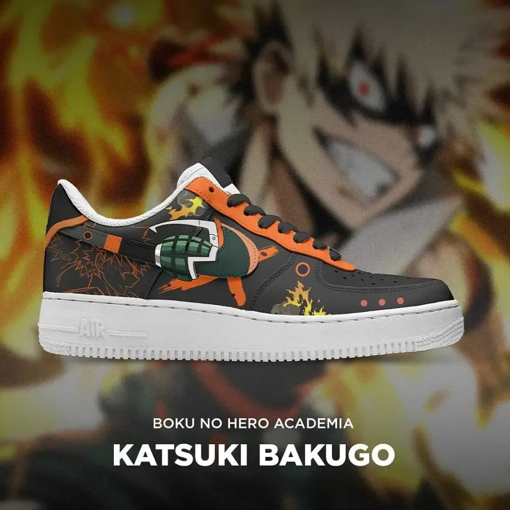 Katsuki Bakugo Boku No Hero Academia Low Top Shoes
