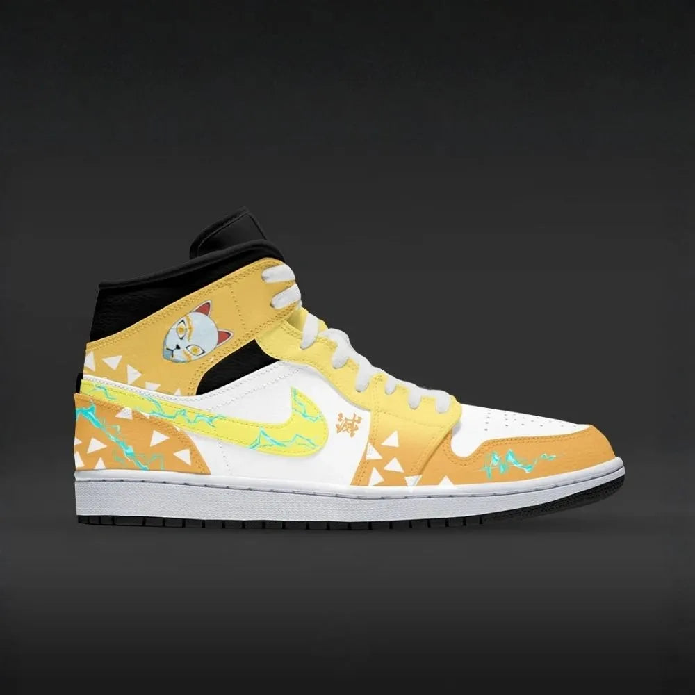 Zenitsu Demon Slayer Custom High Top Shoes