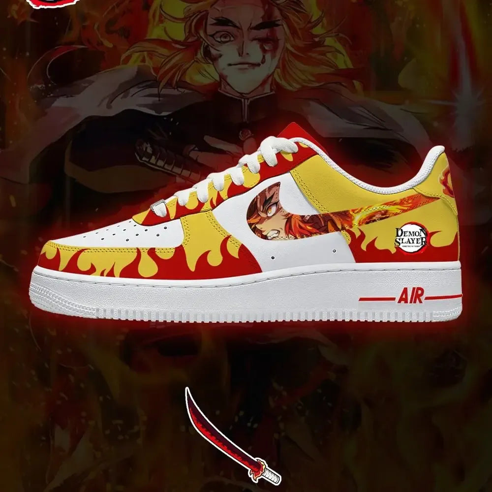 Kyojuro Rengoku Demon Slayer Special Design Low Top Shoes