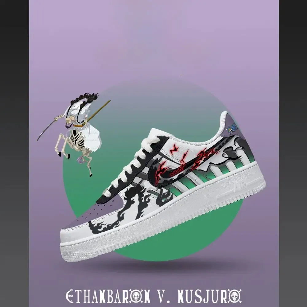 Ethanbaron V. Nusjuro V.1 One Piece Limited Custom Low Top Shoes