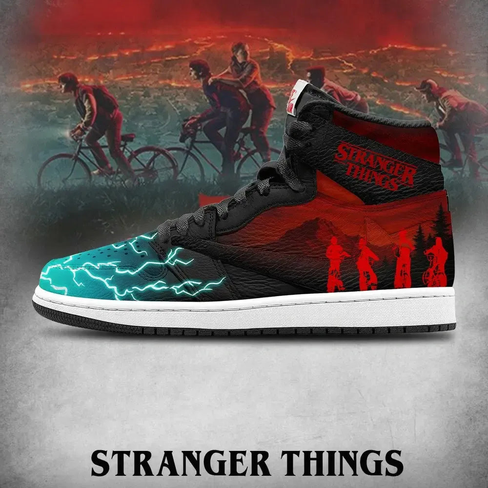 The Upside Down V.1 Stranger Things Custom High Top Shoes