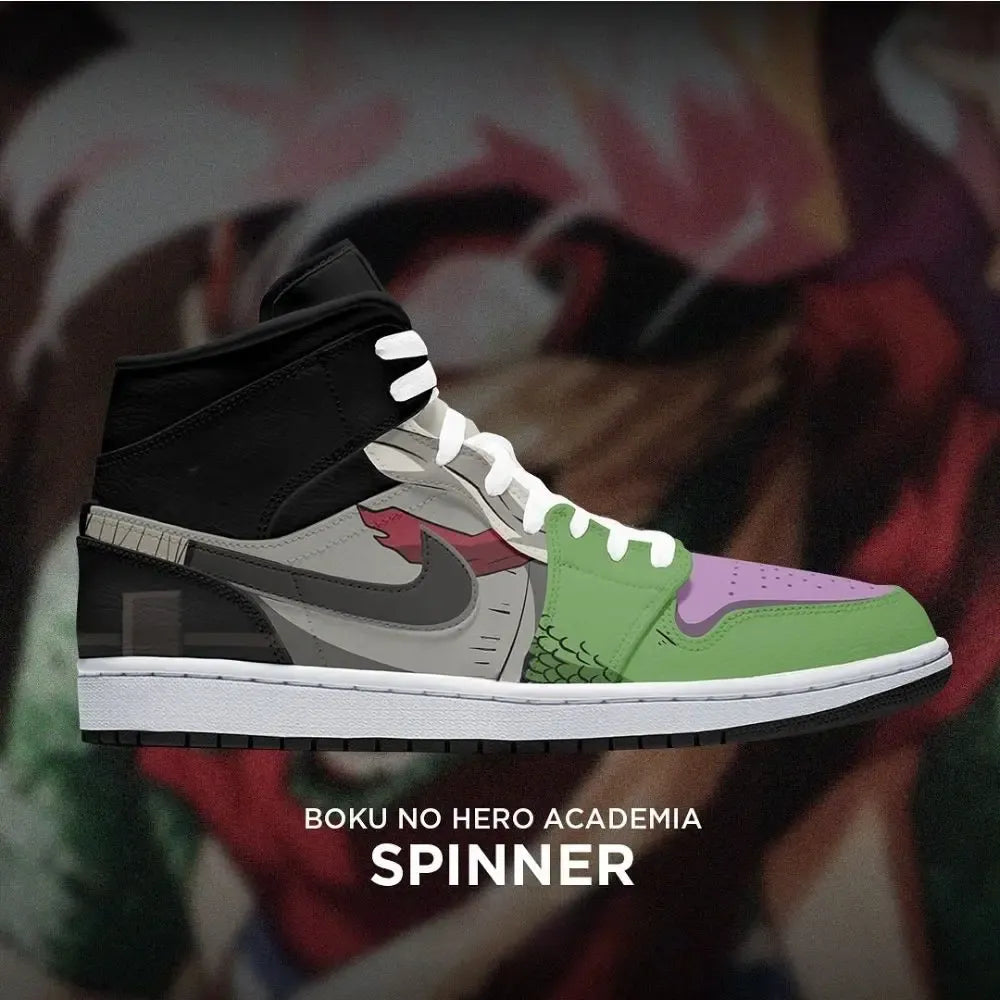 Spinner Boku No Hero Academia High Top Shoes