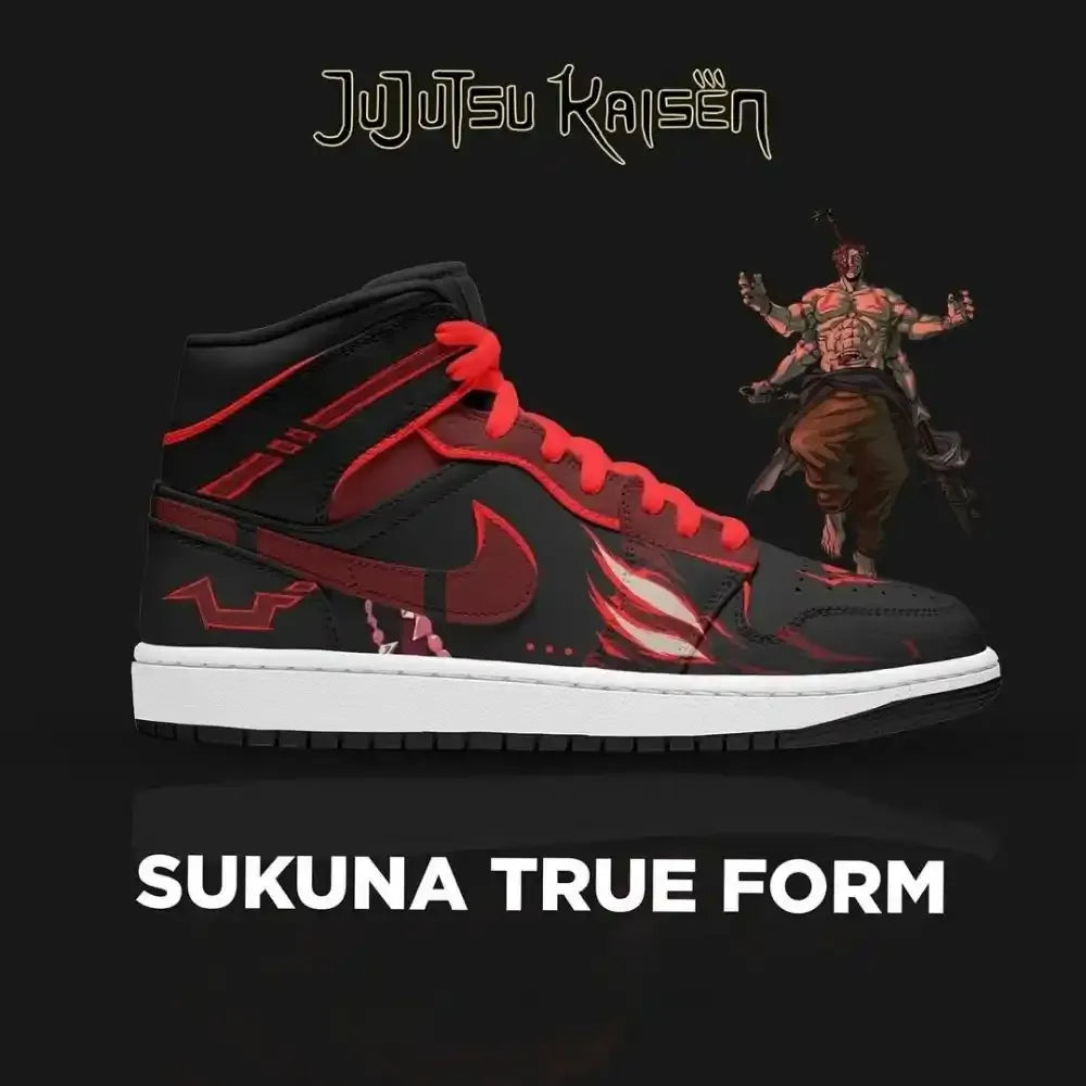 Sukuna True Form Jujutsu Kaisen Edition High Top Shoes