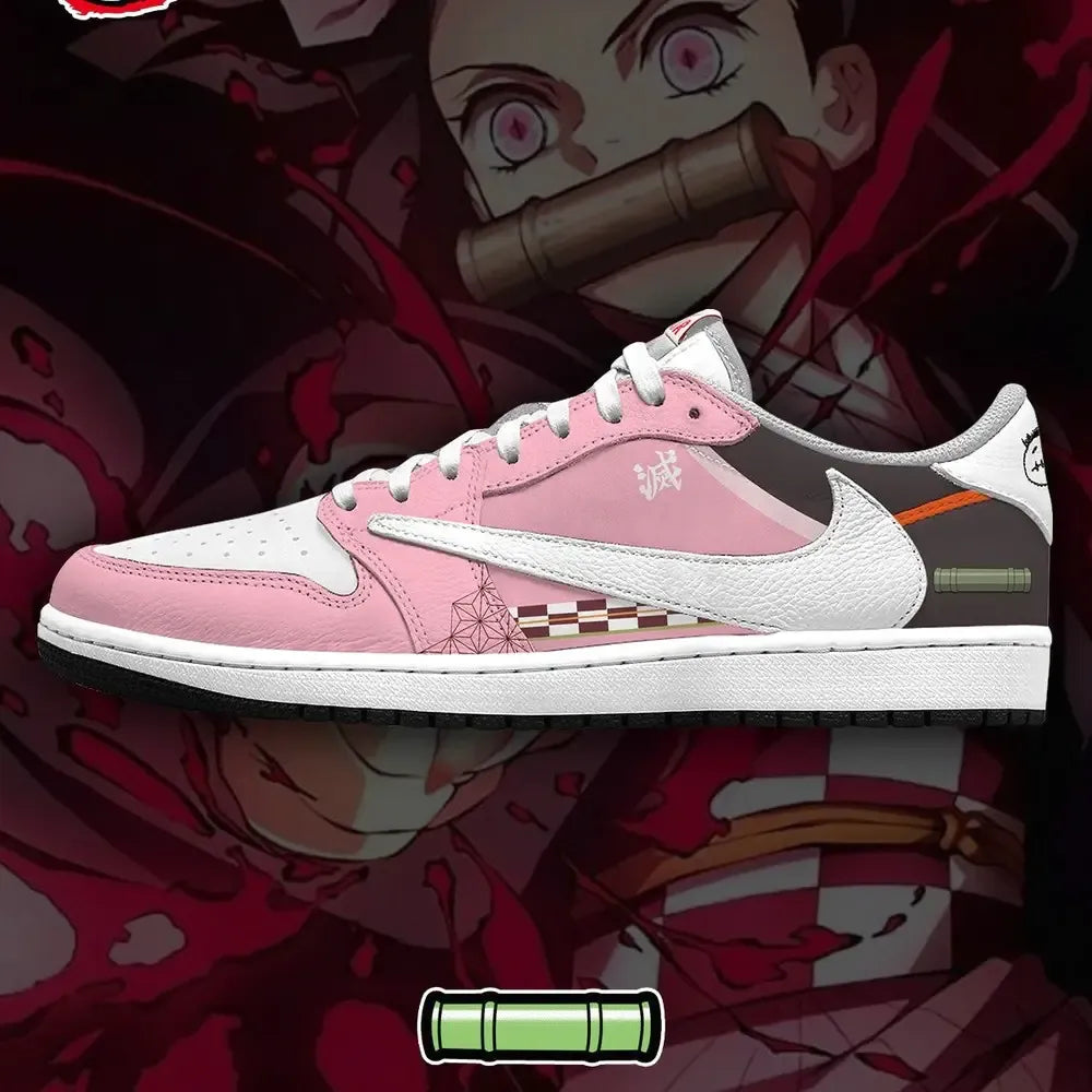Nezuko Kamado V.1 Demon Slayer Special Design Low Top Shoes