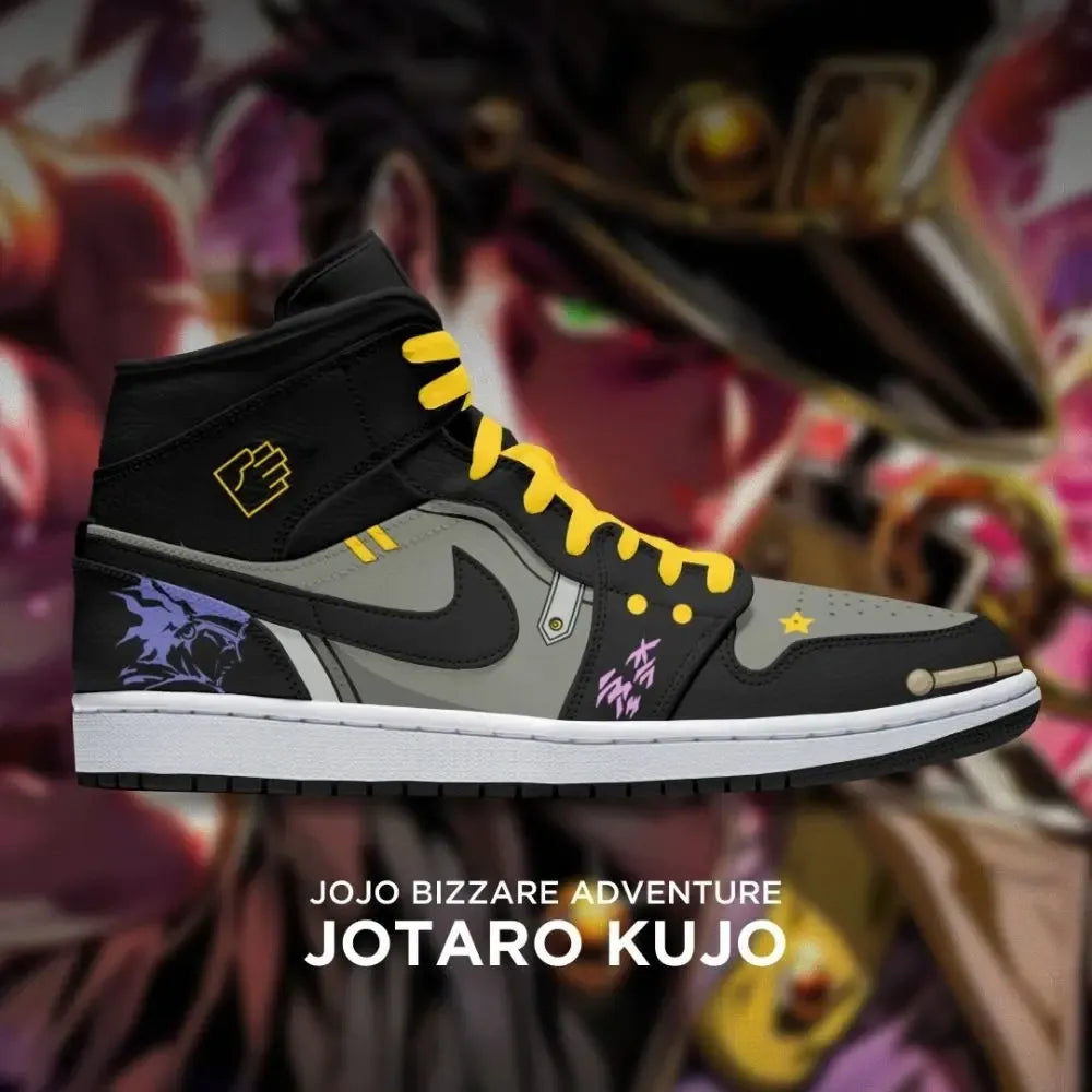Jotaro Kujo V.2 JoJo's Bizarre Adventure Special High Top Shoes