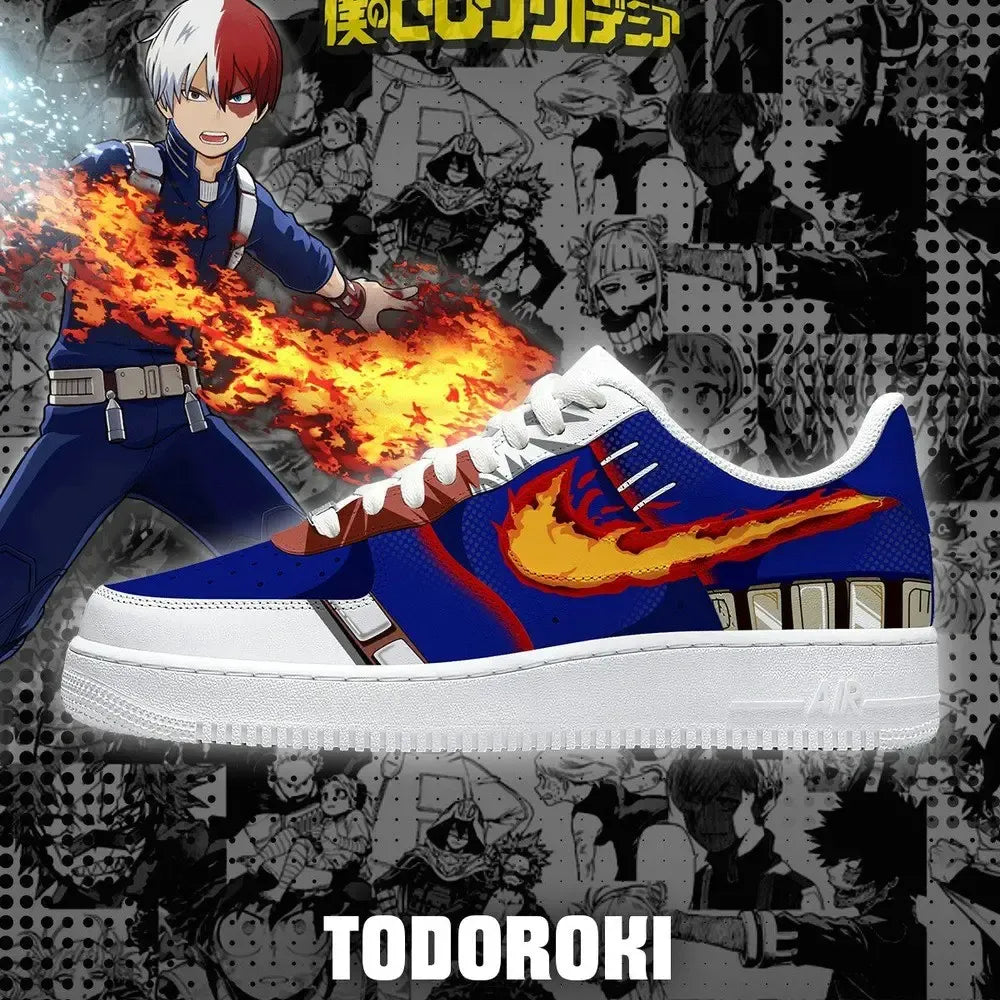 Todoroki V.2 My Hero Academia New Low Top Shoes