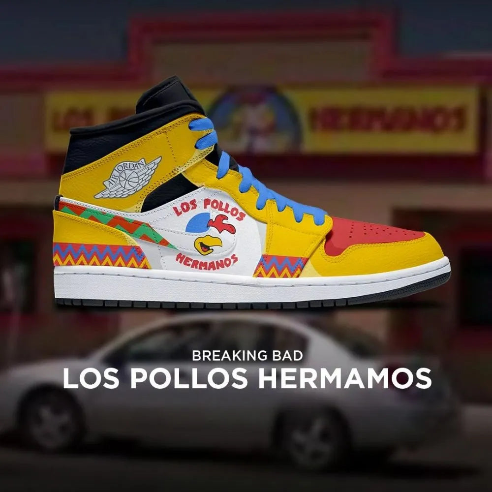 Los Pollos Hermamos Breaking Bad High Top Shoes