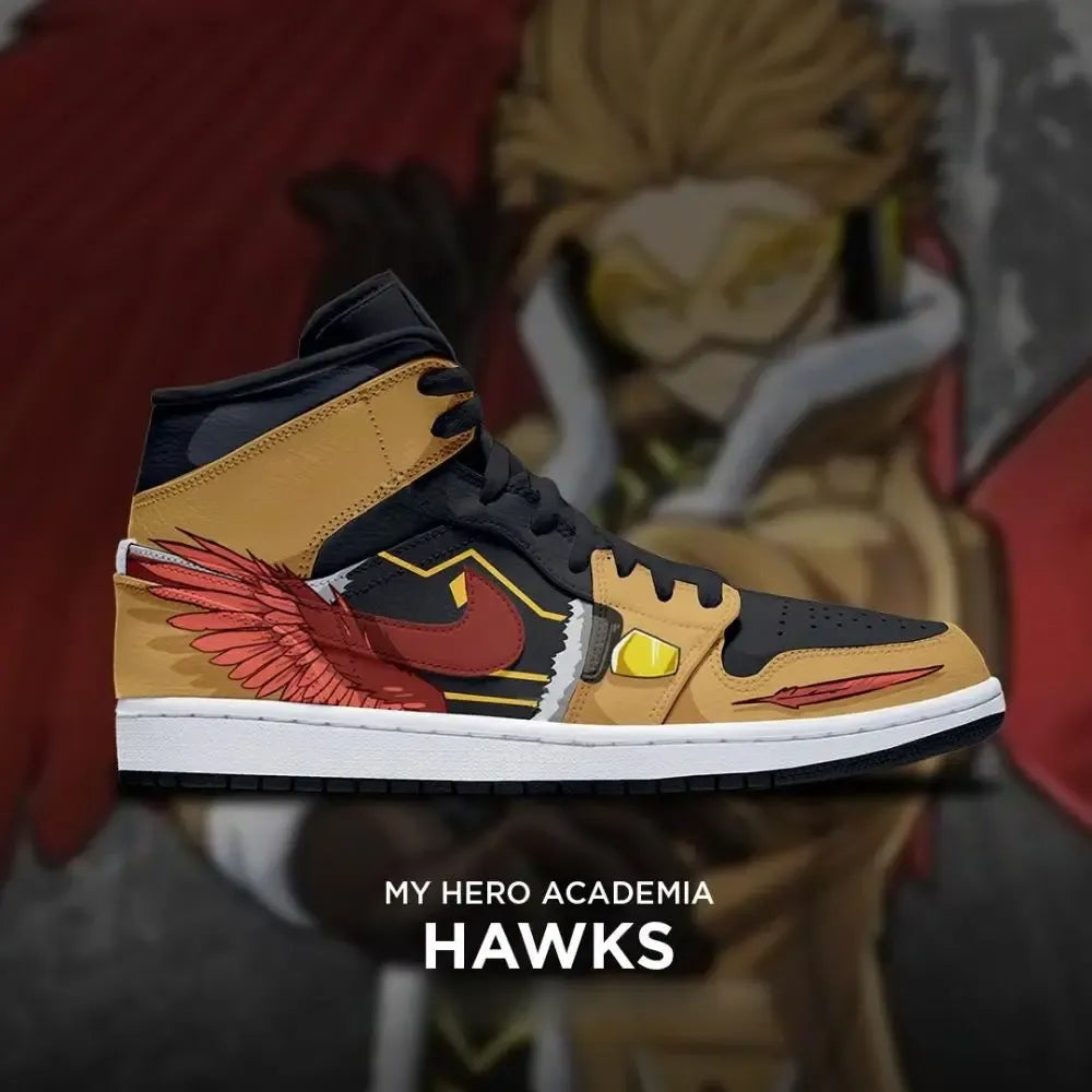 Hawks My Hero Academia Edition High Top Shoes