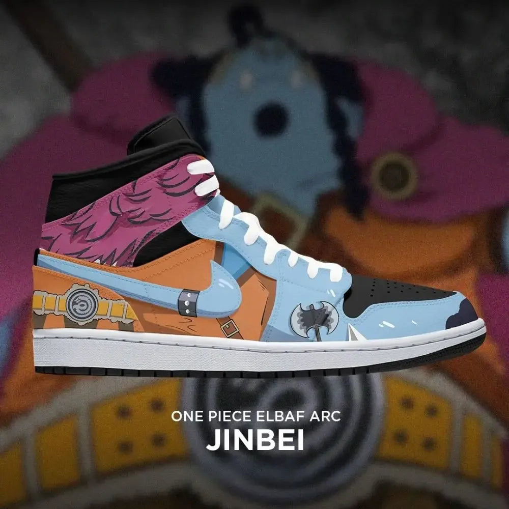 Jinbei One Piece Elbaf Arc High Top Shoes