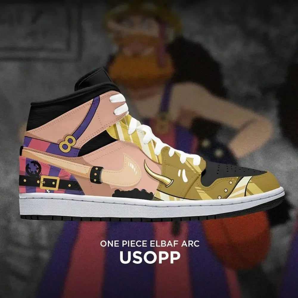 Usopp One Piece Elbaf Arc High Top Shoes