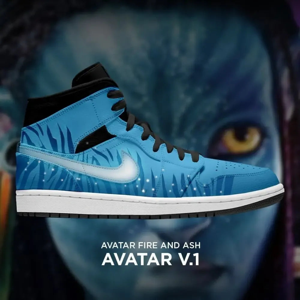 Neytiri Avatar Fire and Ash High Top Shoes