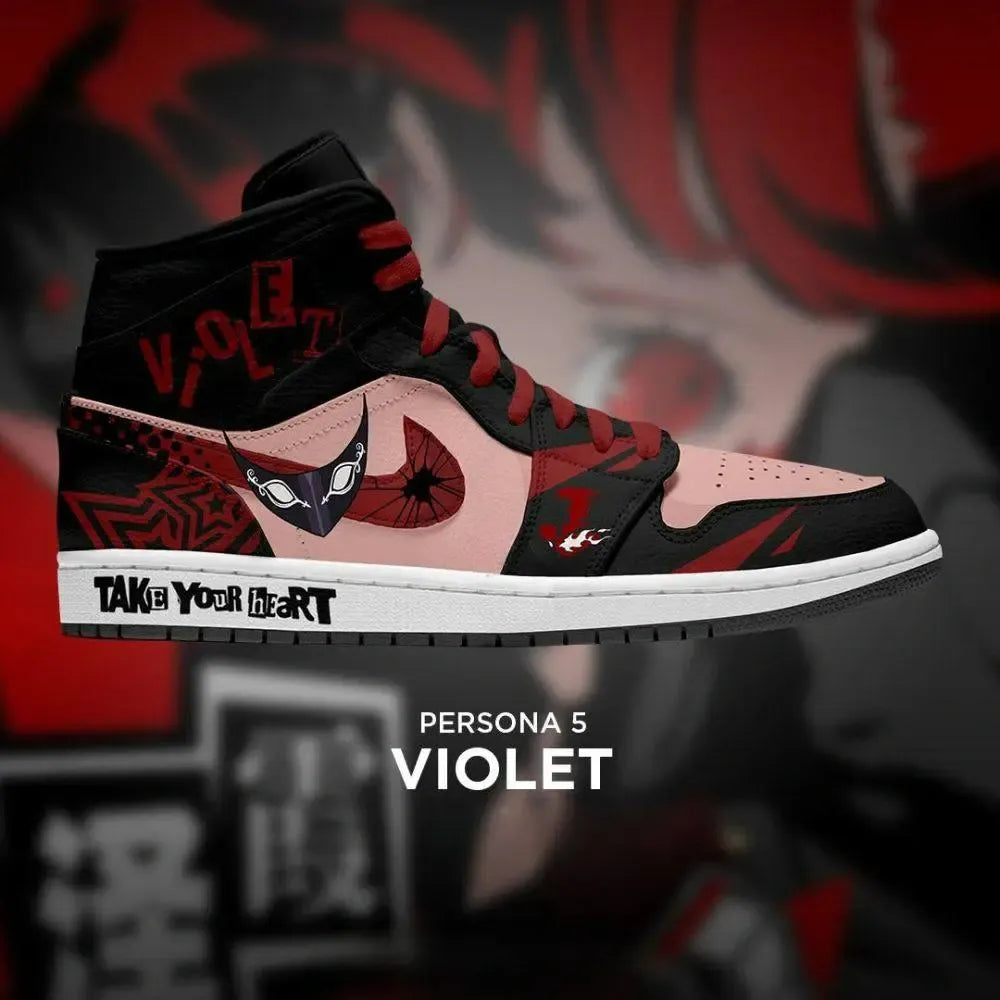 Violet Persona 5 Special High Top Shoes